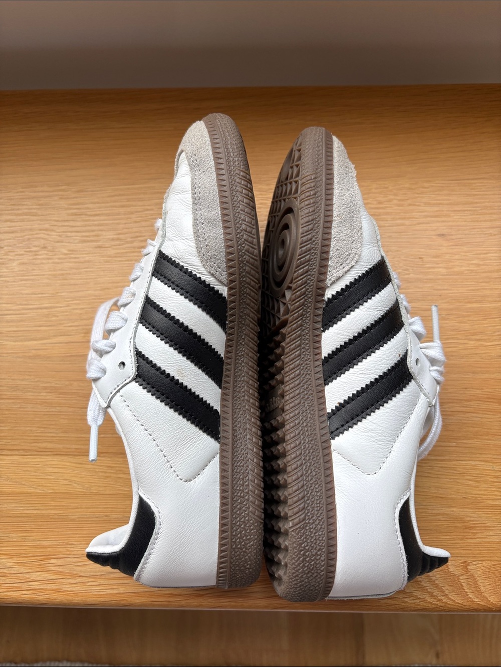 adidas White and Black Retro Trainer Sneakers - Picture 5 of 11